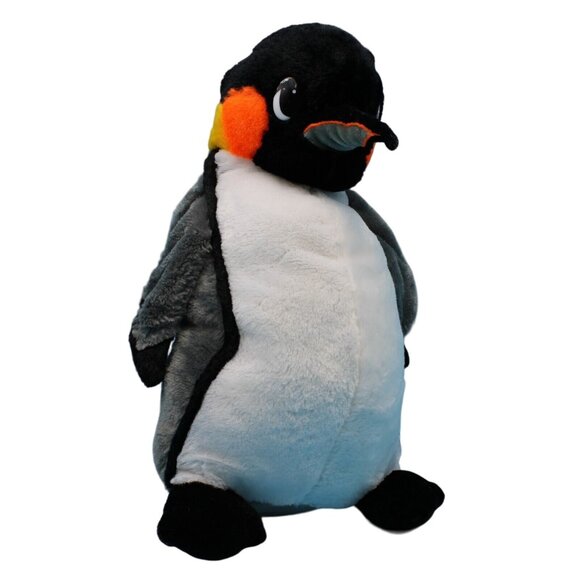 Emperor Penguin Classic Toy Company 2007 Grey White Black Stuffed Plush Toy 13" - Picture 1 of 10